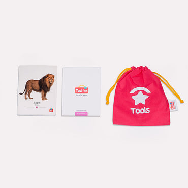 Flash cards animales salvajes