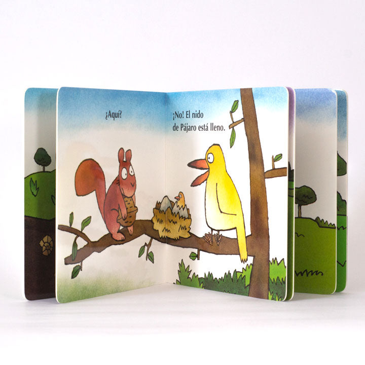 Ardilla tiene hambre