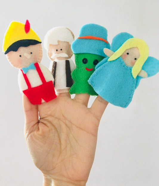 Títeres de tela de Pinocho