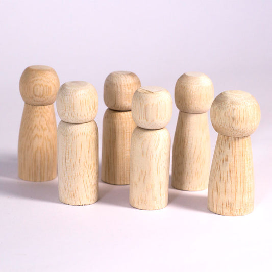 Juego de muñequitos al natural x seis