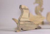 Colección de animales del mar en madera x 9