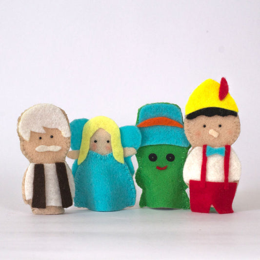 Títeres de tela de Pinocho